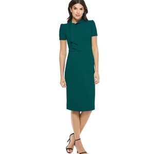 Emerald Maggy London Margot Midi Dress Size 2